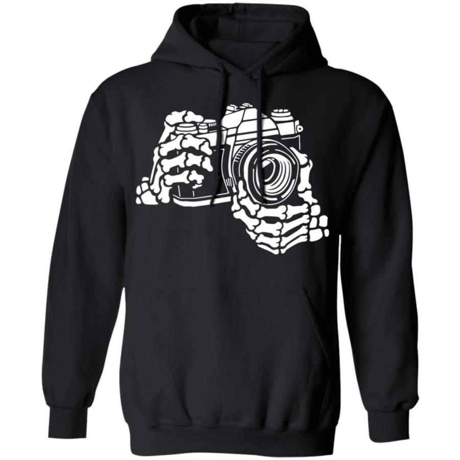 Funny Skeleton Photographer Skeleton hand with camera shirts – Taxas ...