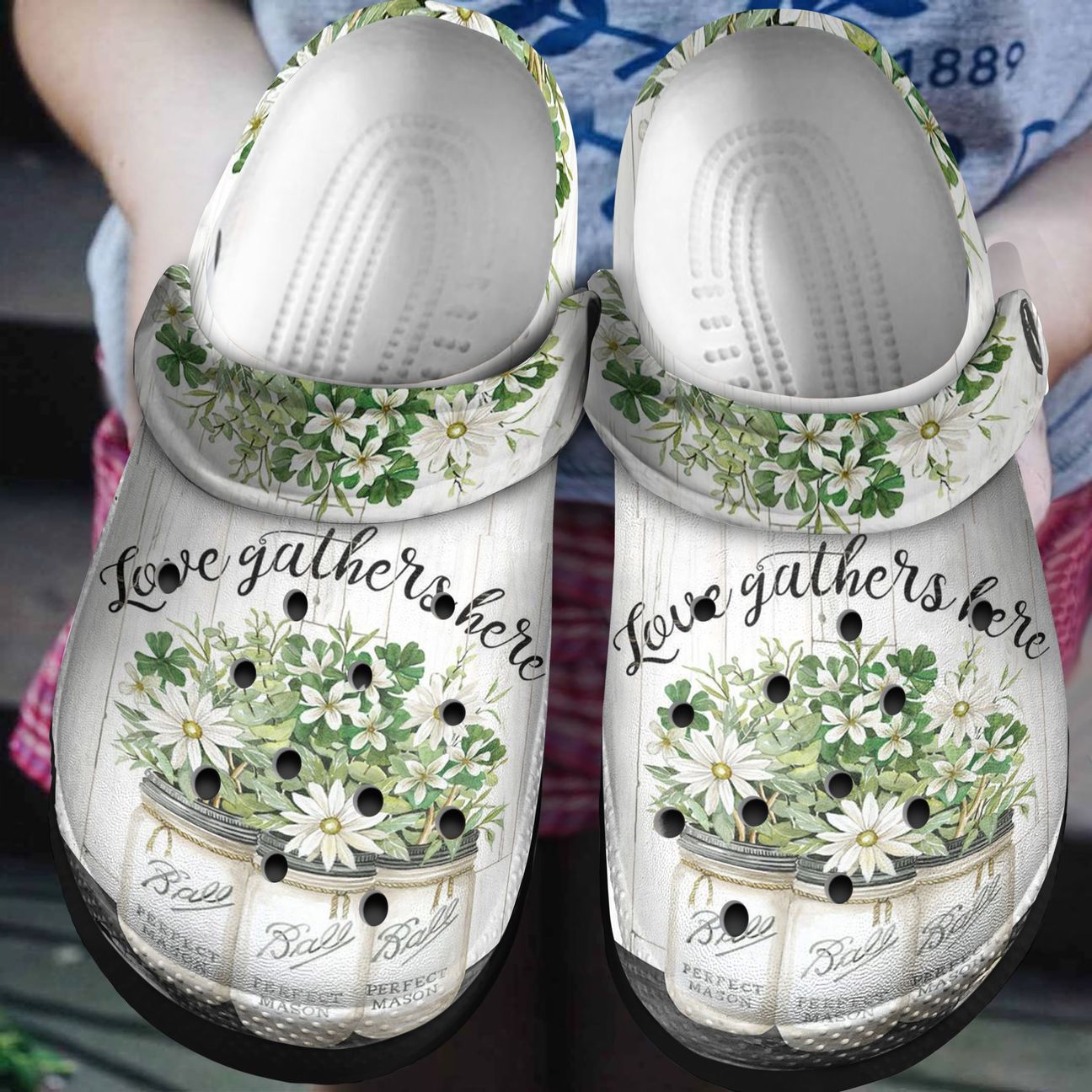 Gardening Personalized Clog, Custom Name, Text, Color, Number Fashion Style For Women, Men, Kid, Print 3D Love Gathers Here