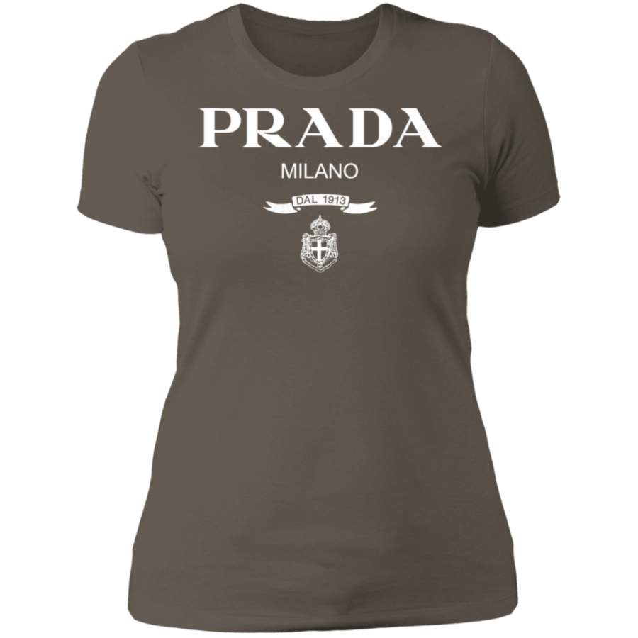 Hot new Brand Prada Milano T-SHIRT 1 WHITE 1 Brand Prada Milano Ladies T-SHIRT