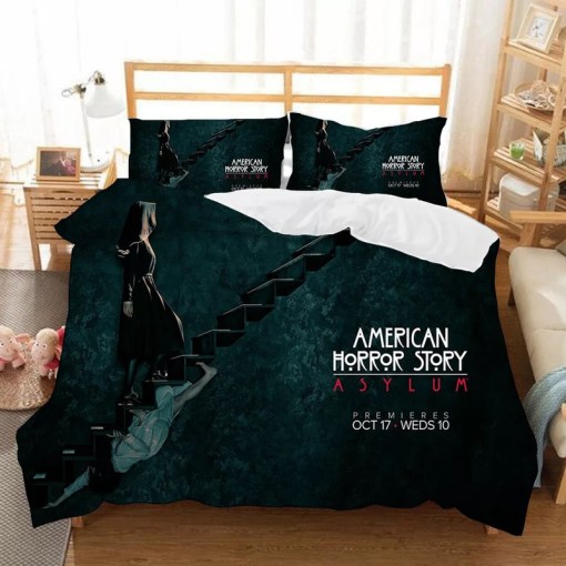 American Horror Story 2 Duvet Cover Pillowcase Home Decor 3D Bedding Set