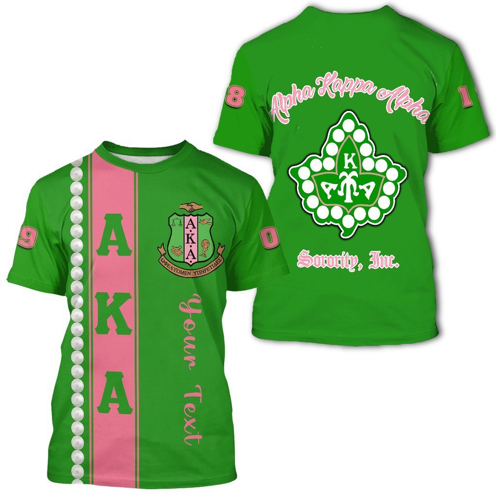 Greek Life T-Shirt – Personalized Alpha Kappa Alpha Pearl T-Shirt – Cato Style J8