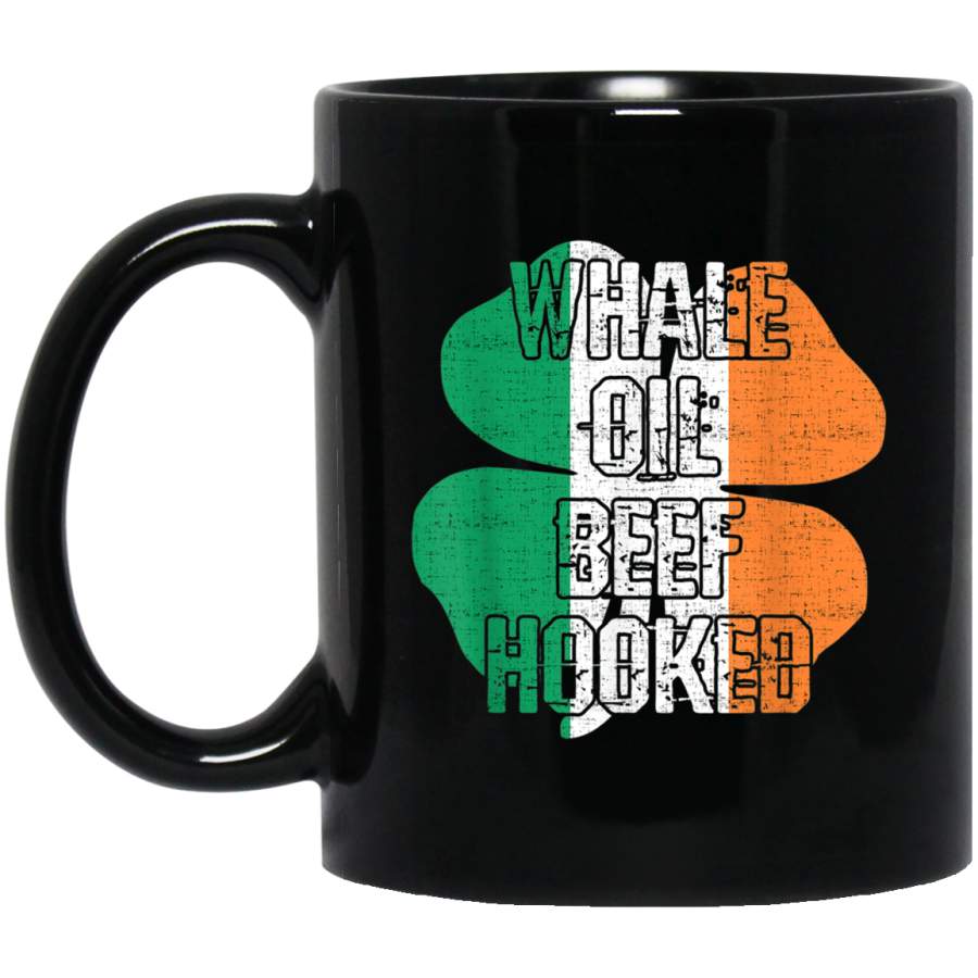 St Patricks Day Whale Oil Beef Hooked Mug Irish Slang