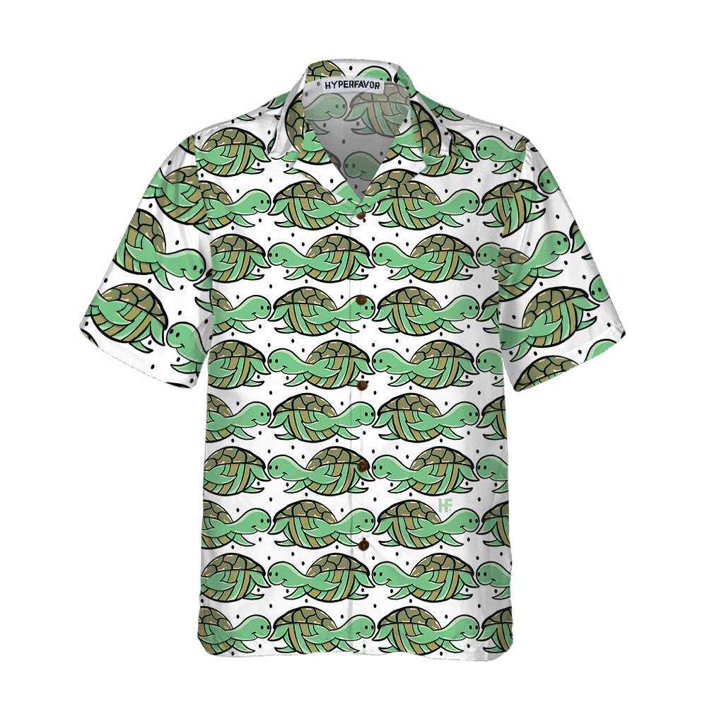 Green Turtles Pattern Hawaii Turtle Shirt For Men Best Gift Lover Ha59935