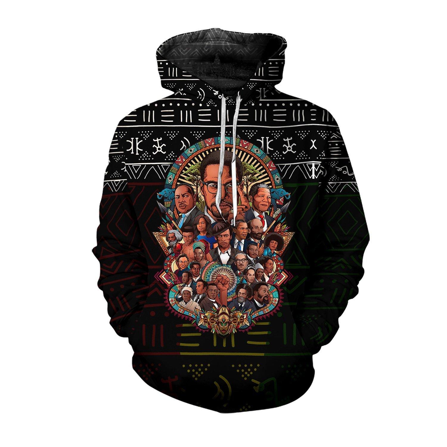 Black Power – Black History All-Over Print Hoodie