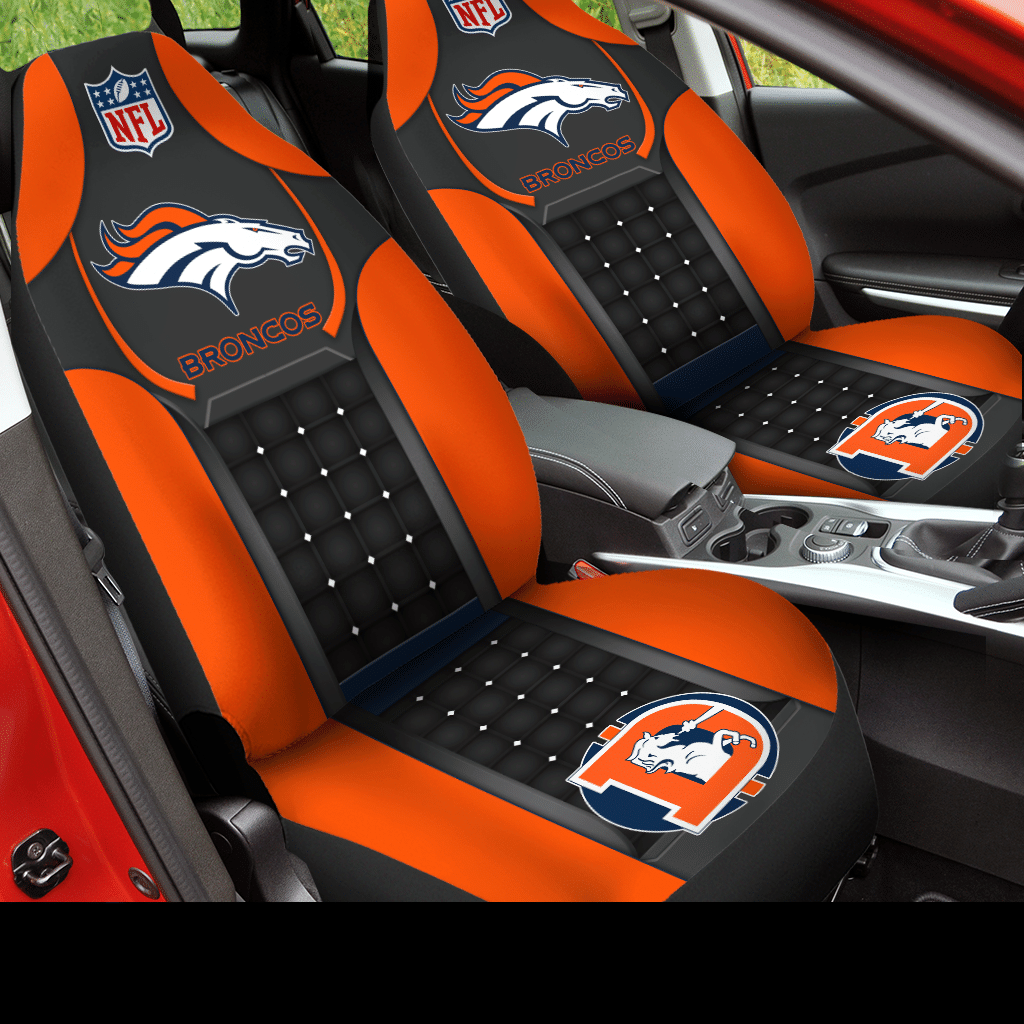 Denver Broncos Car Seat Covers (Set Of 2) – N2