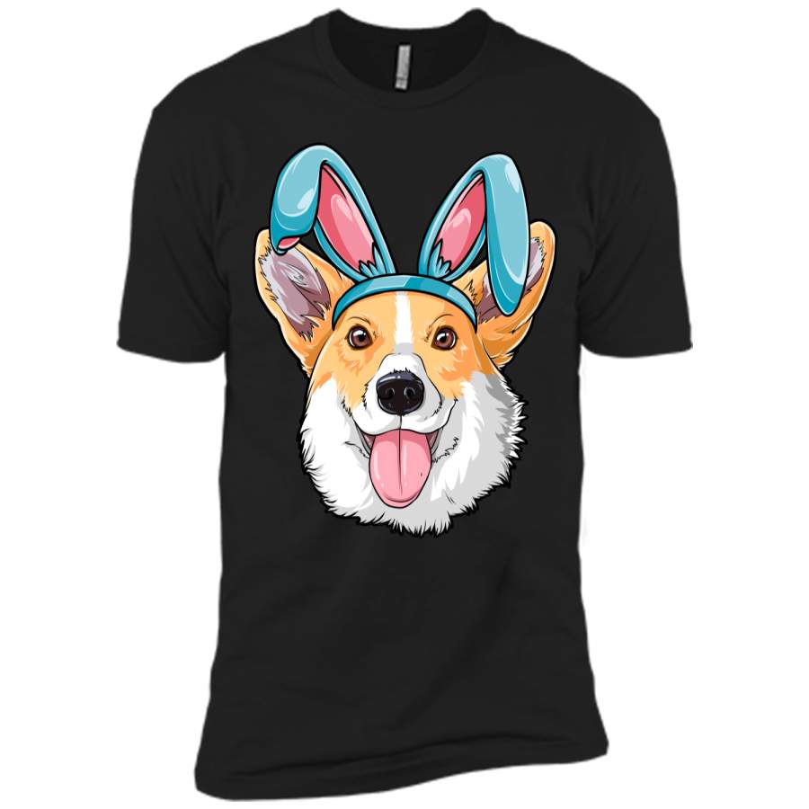 Easter Bunny Corgi T shirt Dog Boys Girl Kids Men Women Tee Next Level Premium Short Sleeve Tee