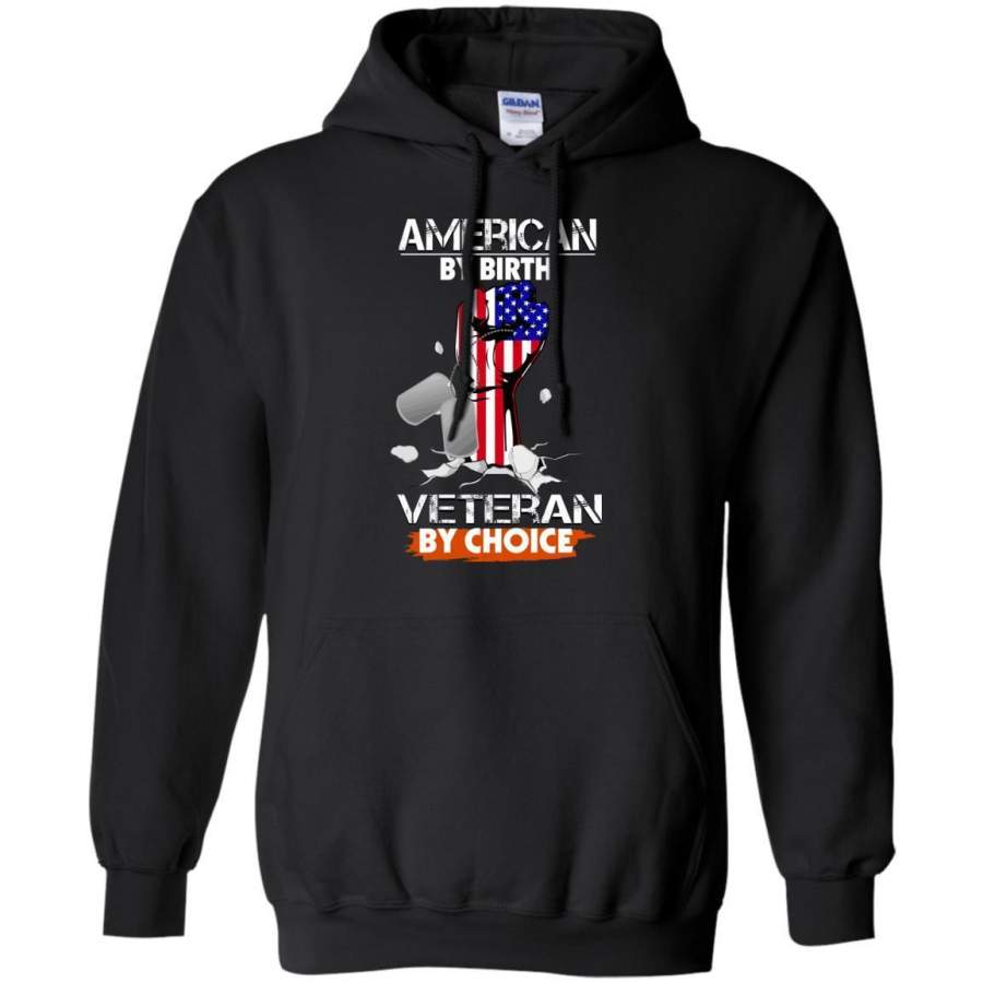 AGR American By Birth Veteran By Choice Shirt Hoodie