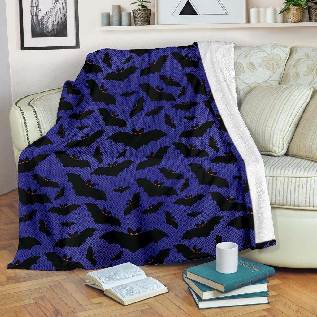 Bat Halloween Pattern CLA15100249F Sherpa Fleece Blanket