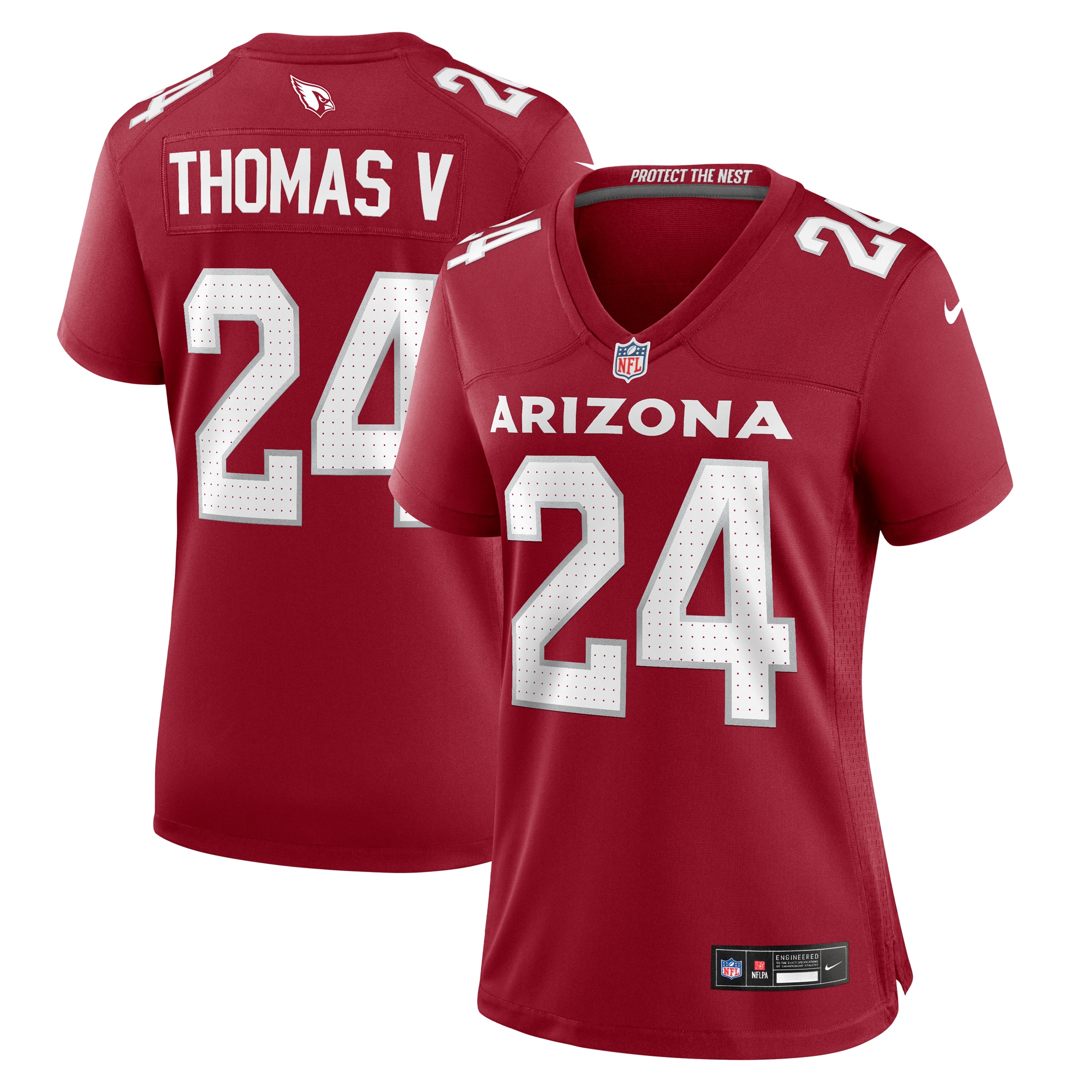 Women’s Arizona Cardinals Starling Thomas V  Cardinal Team Game Jersey 2