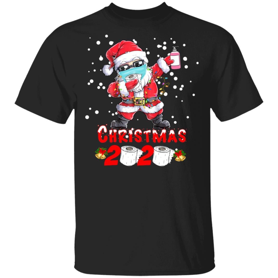 Christmas 2020 Toilet Paper Santa Claus Quarantine Shirt Christmas Gifts