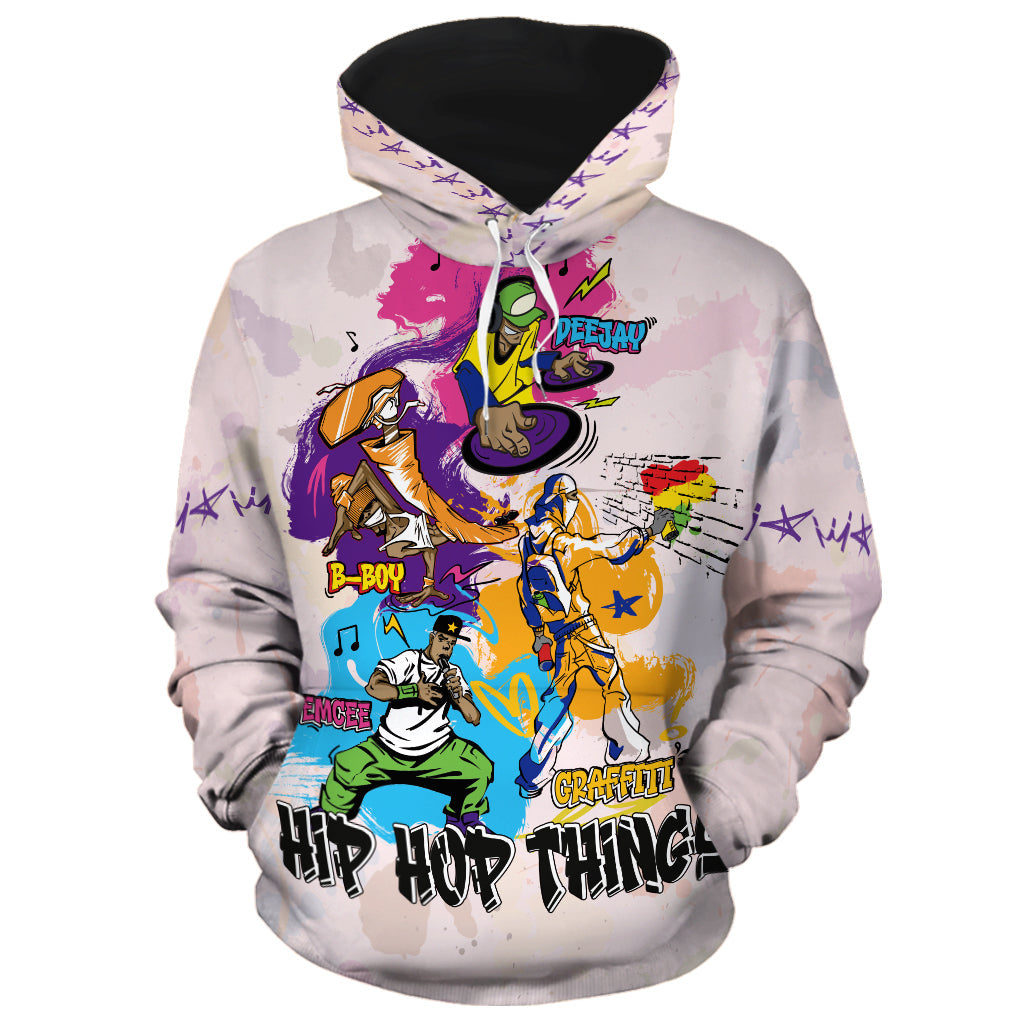 4 Elements Of Hip Hop All-Over Hoodie