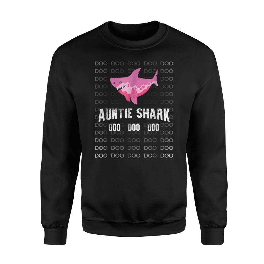 Auntie Shark Doo Doo Matching Family Shark Sweatshirt