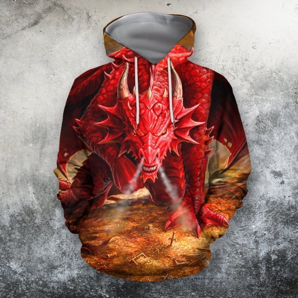 3D All Over Print Dragon Greed Hoodie Hn030472