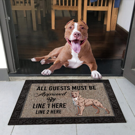 Pit Bull M289 Custom Doormat All Over Printed