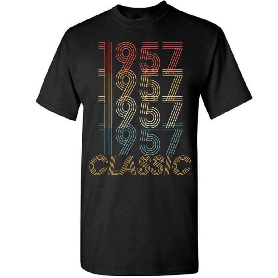 Birthday Retro Gift Vintage Classic 1957 – Gildan Short Sleeve Shirt