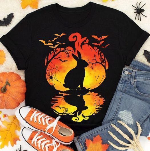 Rabbit Pumpkin Halloween Customize Any Ideas, Personalized T-shirt, Hoodie Adult, Kid, Unisex