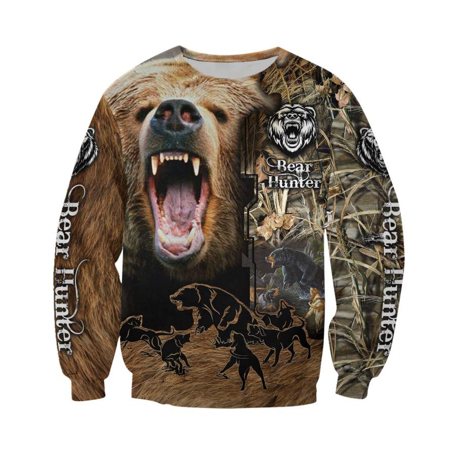 PL438 LOVE BEAR 3D ALL OVER PRINTED SHIRTS