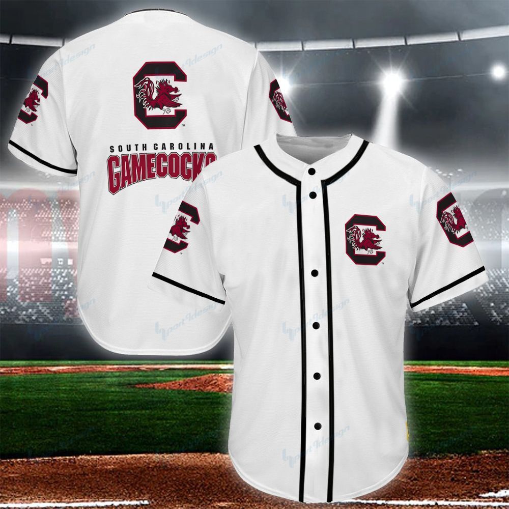 South Carolina Gamecocks Baseball Jersey Shirt 63