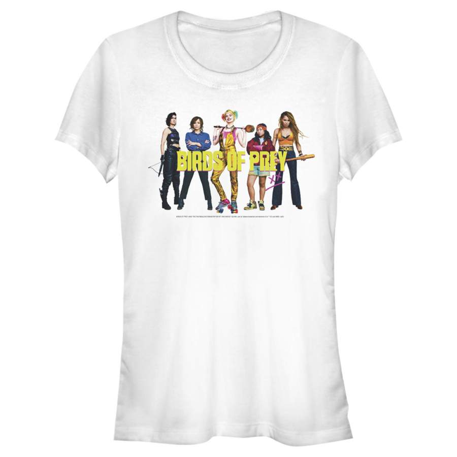 Birds of Prey Junior’s Harley Quinn Team  T Shirt