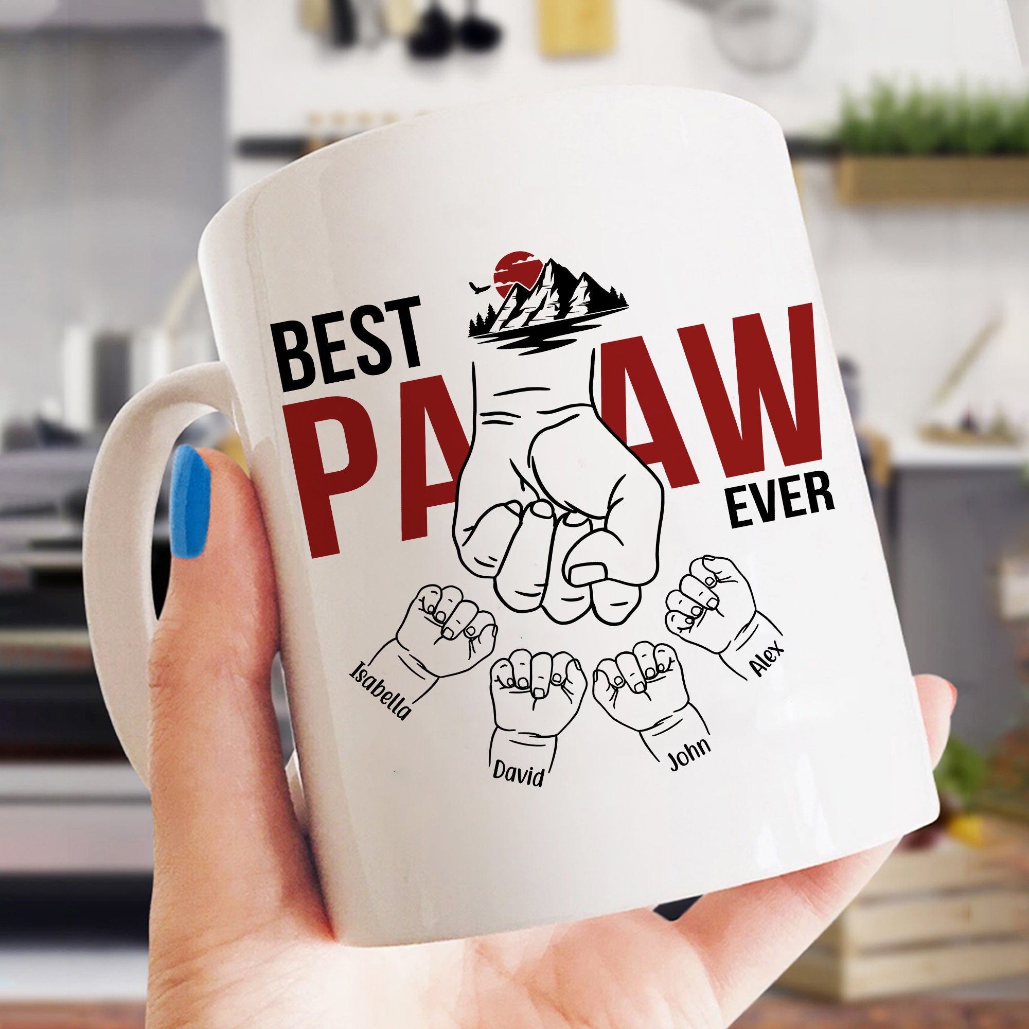 Personalized Gifts, Fathers Day Gifts, Best Papaw Ever Mug, Dad Gifts, Grandpa Birthday Gifts, Gifts For Grandpa, Gifts For Dad, Coffee Mugs