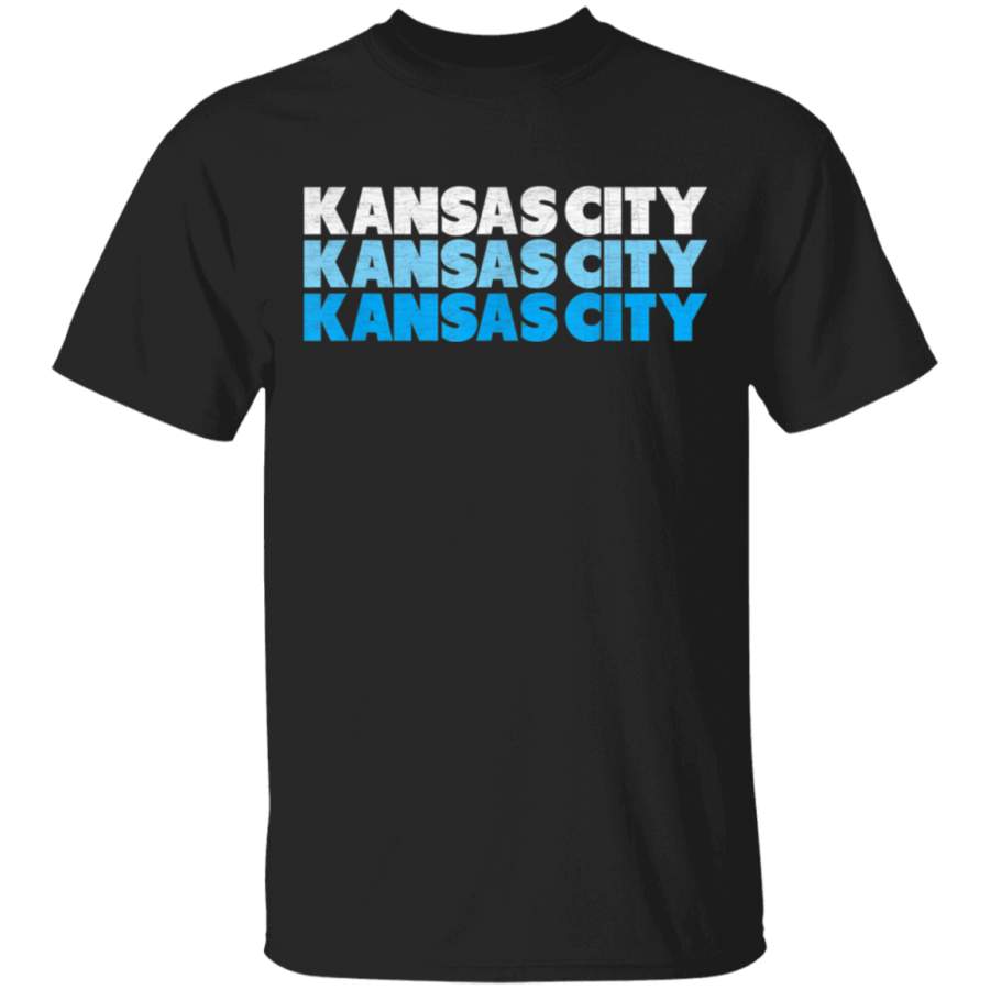 KC Sports Fan Gear Kansas City Cool Kc Retro Design TShirt