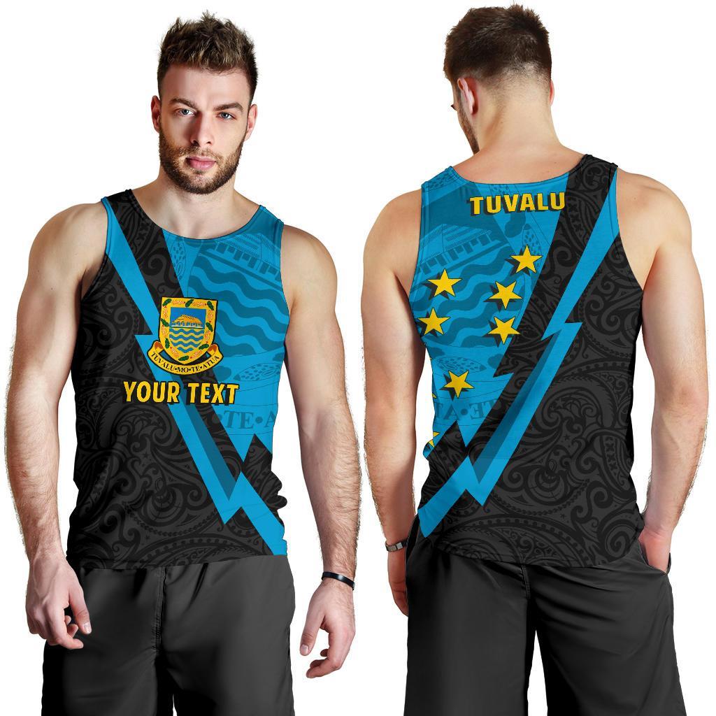 Tuvalu Custom Personalised Men’s Tank Top – Lighting Version – BN11