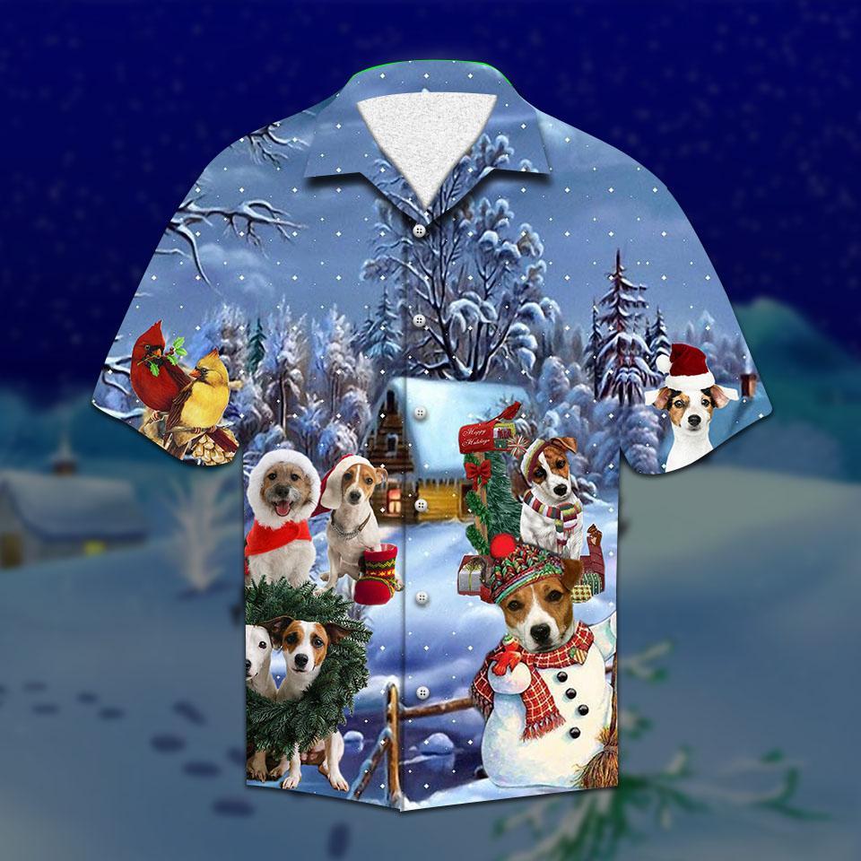 Jack Russell Christmas Hawaii Shirt Unisex Adult Ha603