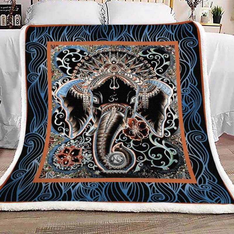 Elephant YH25100554F Sherpa Fleece Blanket