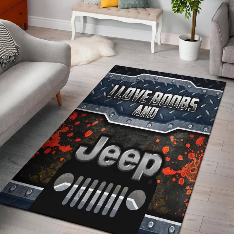 I LOVE BOOBS AND JEEP RUGS