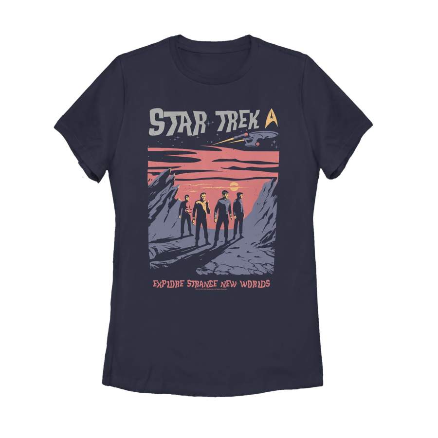 Star Trek Women’s Alien Planet Exploration  T Shirt