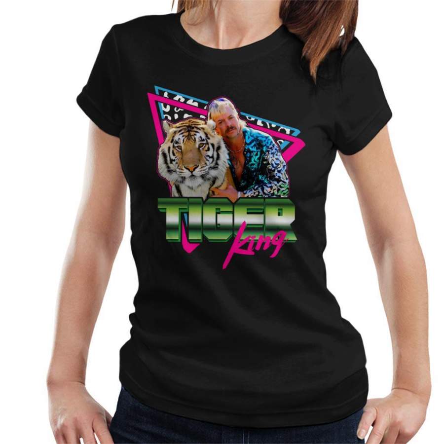 Joe Exotic Tiger King 80s Retro Women’s T-Shirt