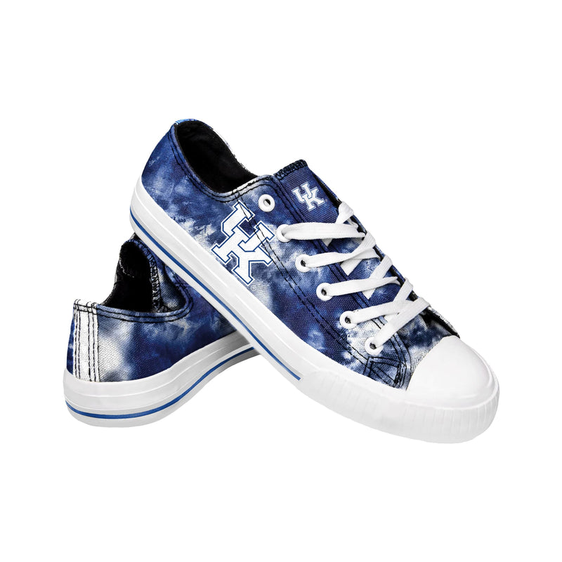 Kentucky Wildcats NCAA Womens Low Top Tie-Dye Canvas Shoe