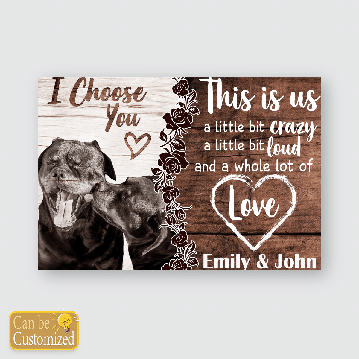 ROTTWEILER  – POSTER  – I CHOOSE YOU