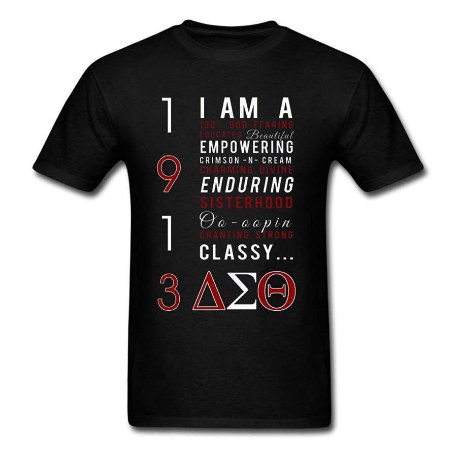 Handsome On Discount Delta Sigma Lady Theta Men T Shirt