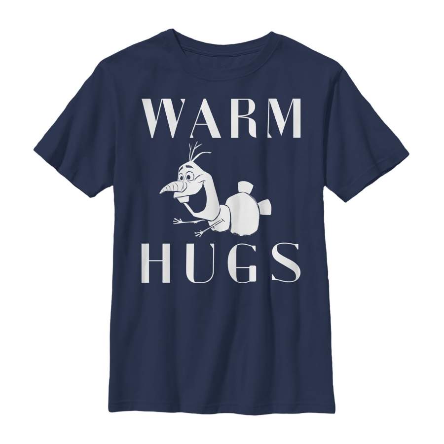 Frozen 2 Boy's Olaf Warm Hugs  T Shirt