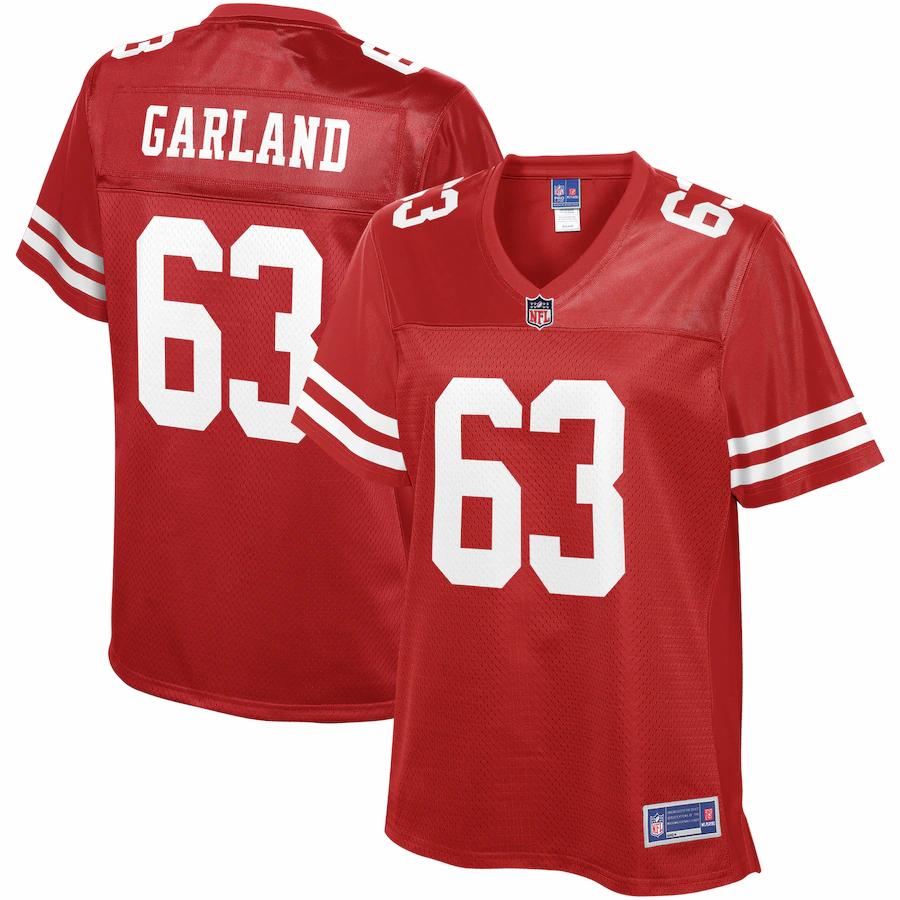 Ben Garland San Francisco 49ers NFL Pro Line Womens Player Jersey – Scarlet