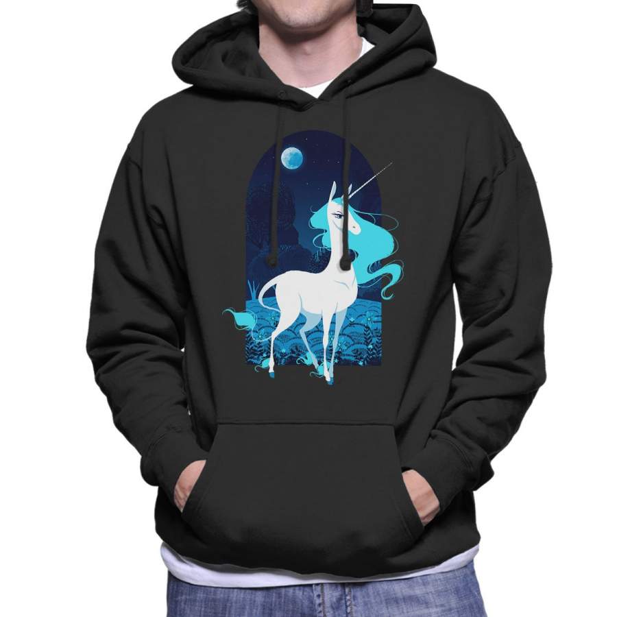 Amalthea Greek Mythology The Last Unicorn Men’s Hooded Sweatshirt