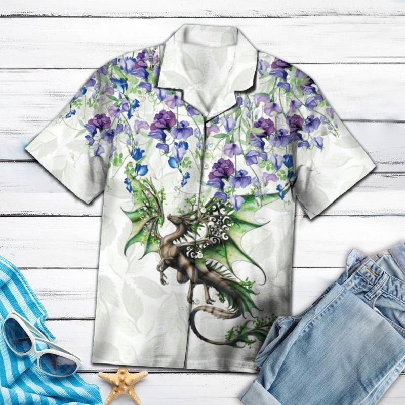 Dragon Flower Hawaii Shirt Ha93551