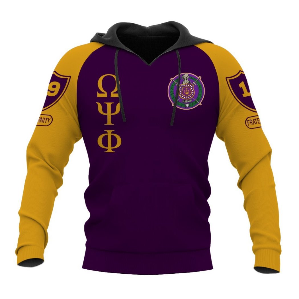 Omega Psi Phi Emblem All Over Print