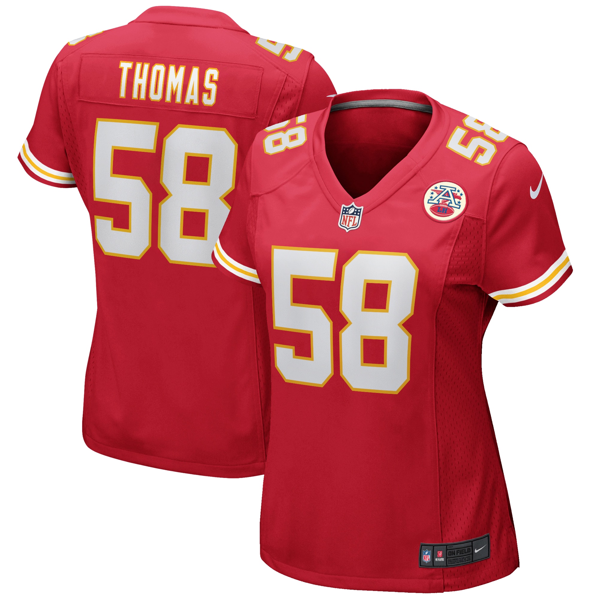 Derrick Thomas Kansas City Chiefs Women's Game Retired Player Jersey – Red