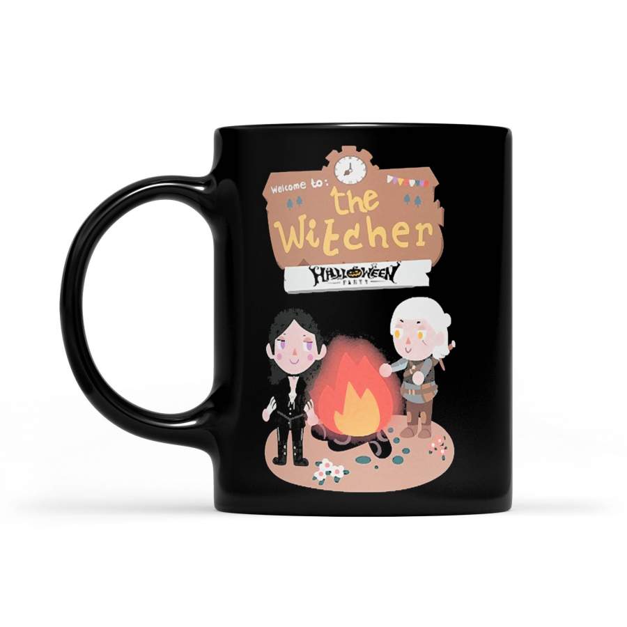 Welcome To The Witcher Halloween Party – Black Mug