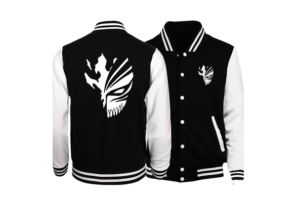 2022 Hot Unisex Fitness Sweatshirts Men Women Tracksuits Anime B-Bleach Kurosaki Ichigo Baseball Jackets alx