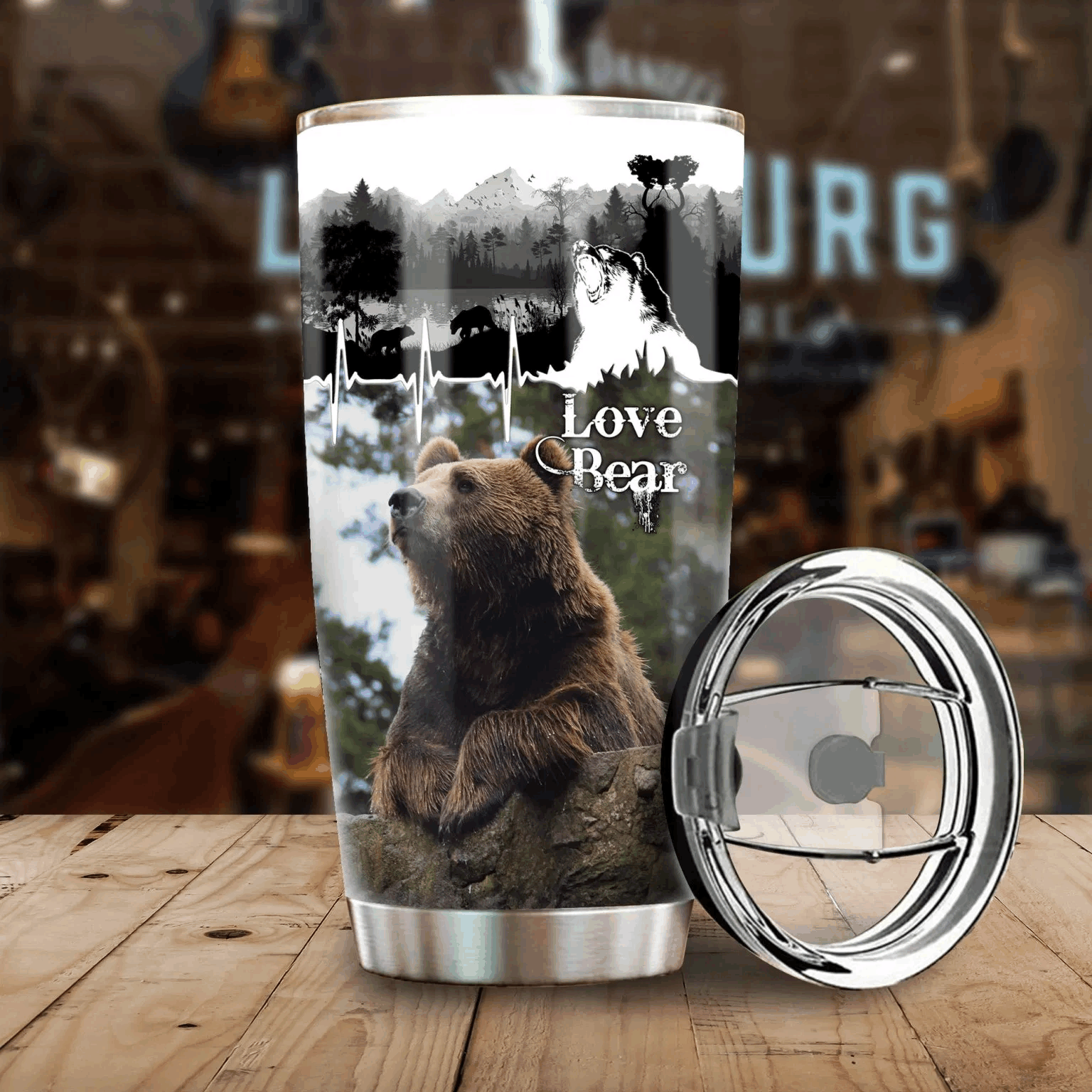 Wild Animal – Bear – Af.Love Bears Tumbler – A