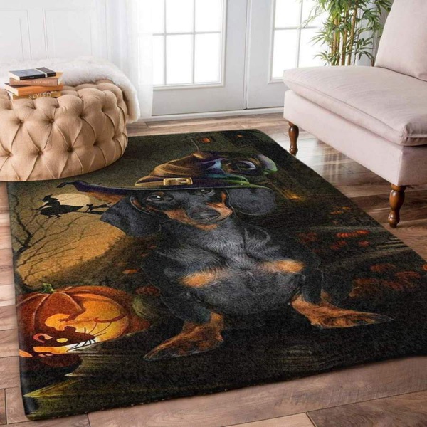 Dachshund Halloween Rug RCDD81F37172