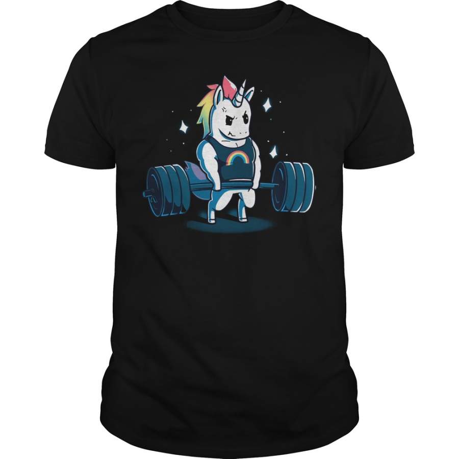 Weight lifting gym unicorn T-Shirt