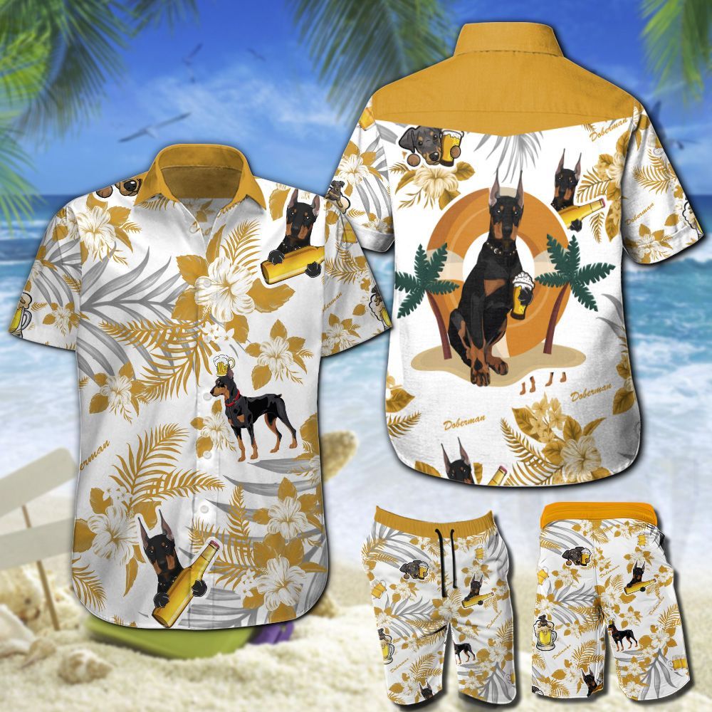 Doberman Beer Hawaii Shirt 202 Ha32916