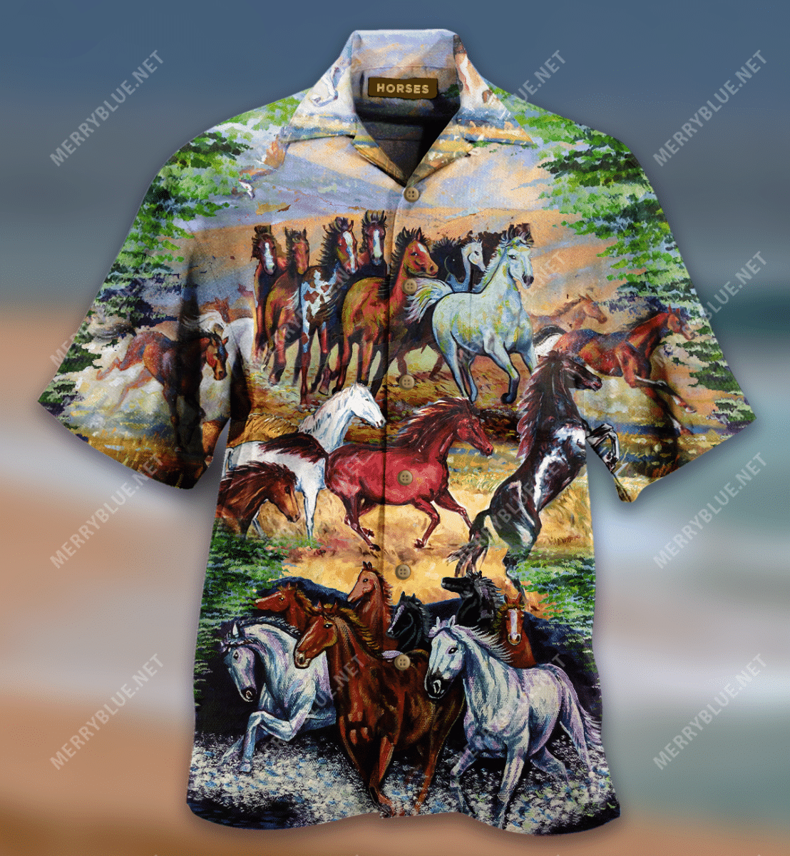 Order Awesome Wild Horses Hawaii Shirt Ha17215