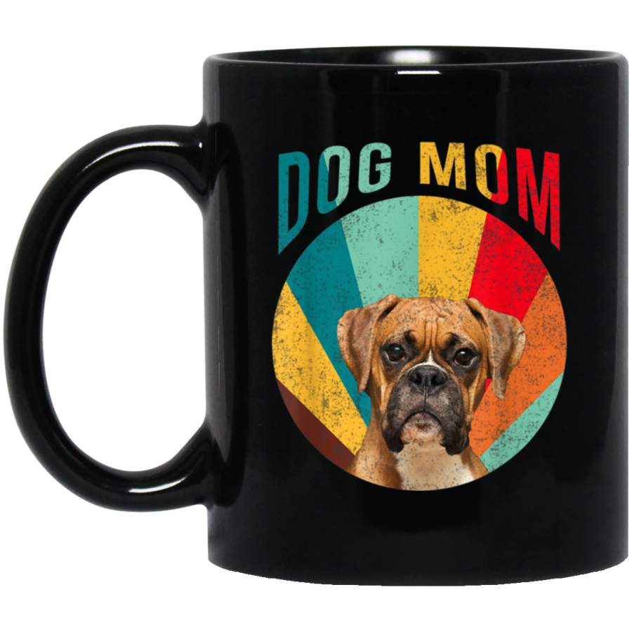 Boxer Dog Mom Mug Vintage Boxer Dog Lover Mug