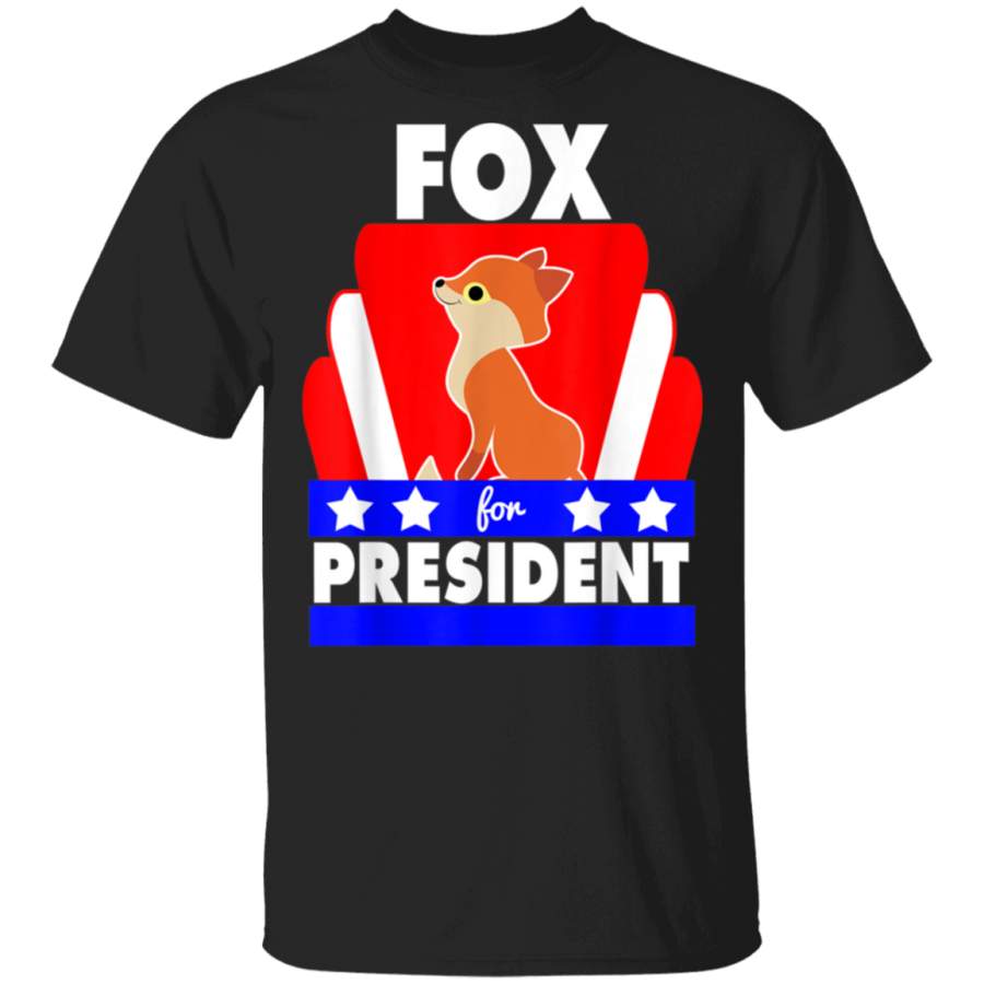 Fox for President Funny Election Shirt Political Parody TShirt