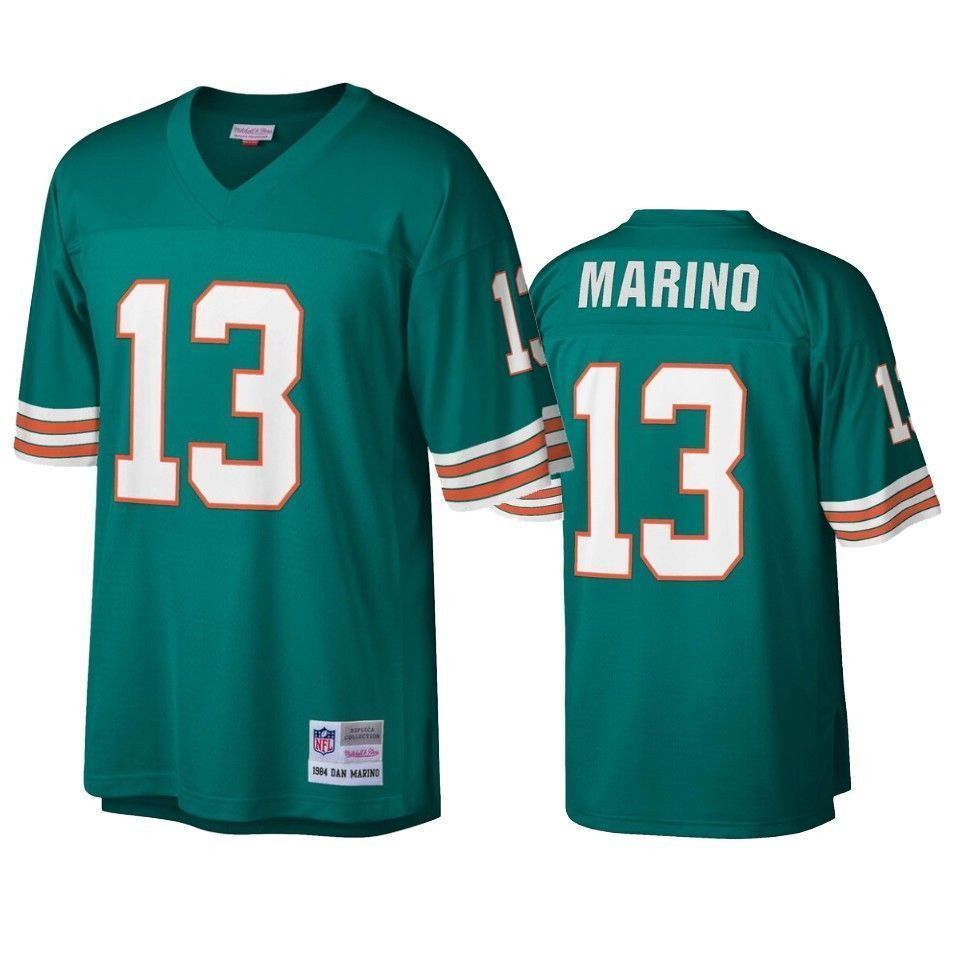 Miami Dolphins Dan Marino Aqua Legacy Replica 3D Jersey